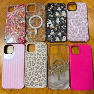 Case-Mate Floral, Ghost, Leopard, and Pink iPhone 15 plus Cases